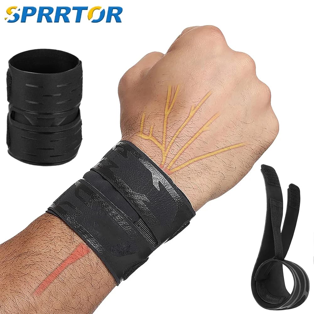 1 pezzo di tutore per polso, cinturini da polso a compressione ultrasottili, supporto per polso per allenamento, tennis, sollevamento pesi, tendiniti, distorsioni