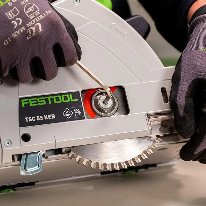 FESTOOL 205554 Saw Blade 160x1.8x20x52T for Rapid Cutting of High Pressure/Laminated Panels, Steel Circular Blade, Tools