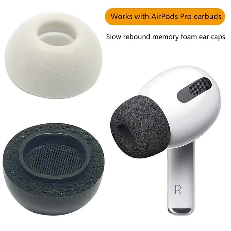 【C】1 Paio di Cuscinetti Auricolari in Schiuma, Ricambi Antiscivolo, Punte in Memory Foam, Accessori per Cuffie