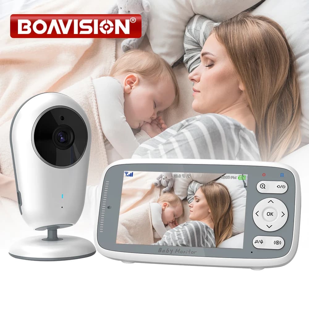 Telecamera per Baby Monitor Video da 4.0 pollici Zoom digitale 3X Audio bidirezionale visione notturna automatica telecamera di sicurezza HD 720P Babysitter VB615