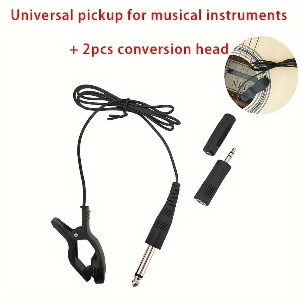 Clip per chitarra acustica sul pickup Microfono piezoelettrico generale universale per chitarra mandolino Bouzouki violino Banjo Ukulele
