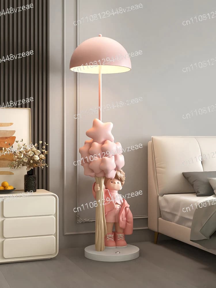 Speaker Large Floor Decoration Children's Room Sculpture Housewarming Gift Home Decor Figure 160CM Luminous Boy Statue Bluetooth