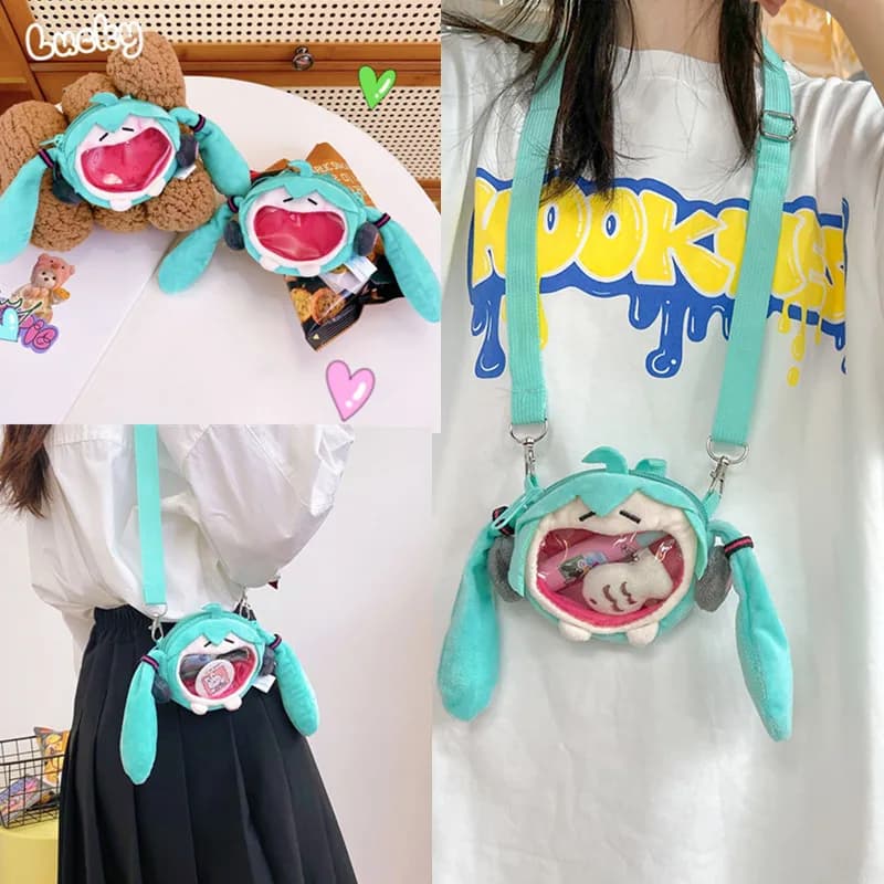Adorabile Borsa Miku Ita, Regalo per Studenti, Portamonete, Custodia per Auricolari, Marsupio