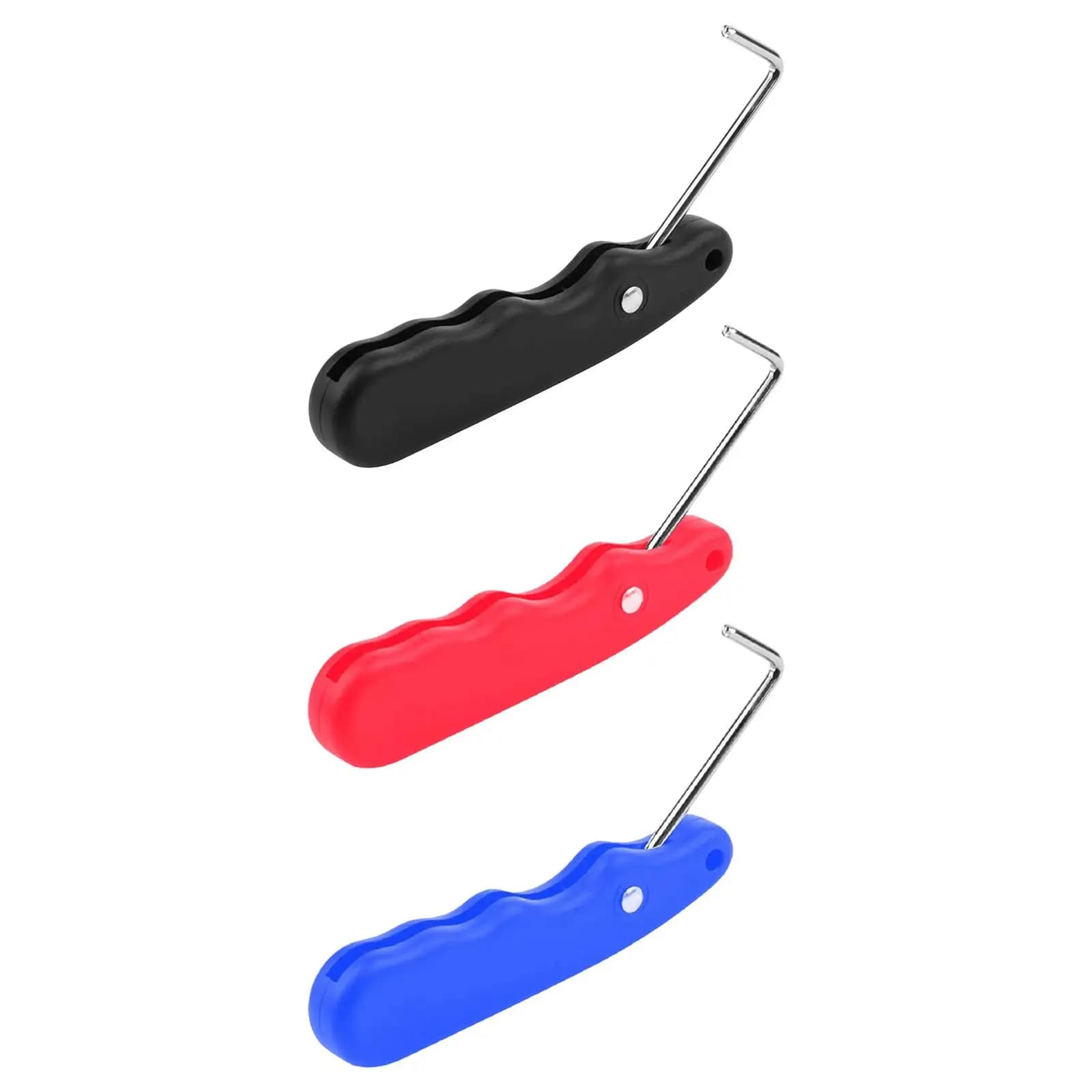Tenditore per lacci per pattini da ghiaccio, estrattore per tenditore per lacci per manutenzione, strumento di serraggio ergonomico per stivali, palestra, pattini da hockey, sport all'aria aperta