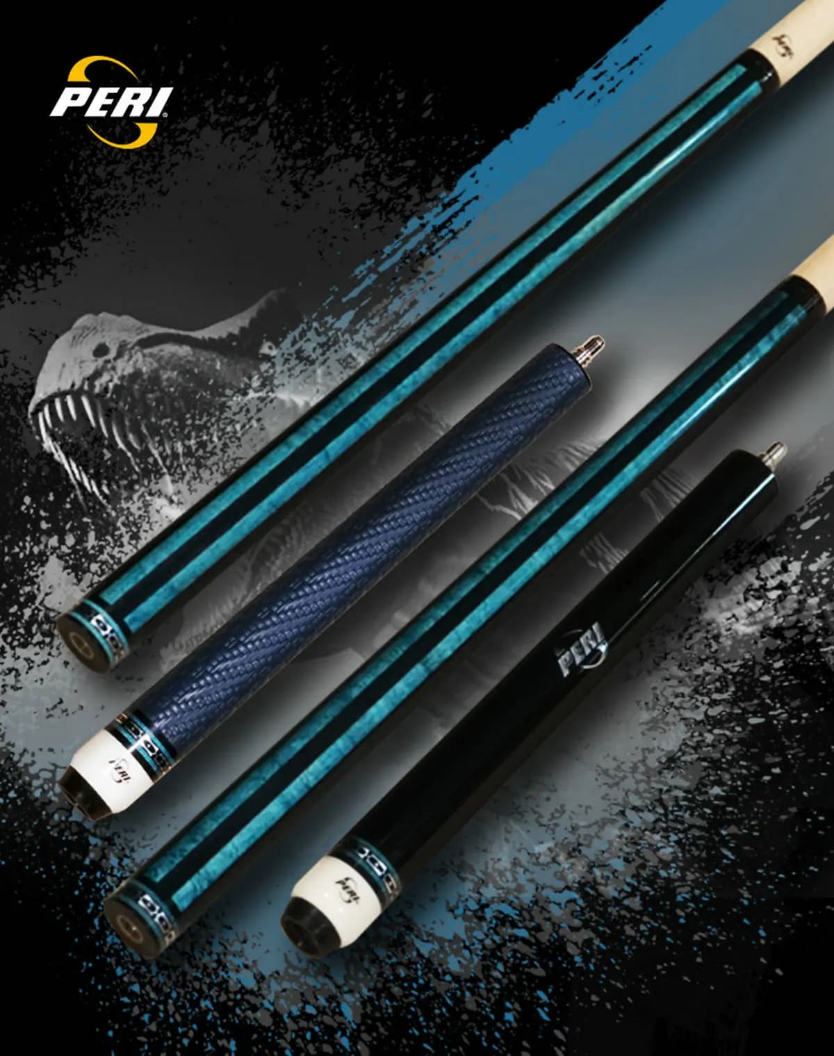 PERI PBH-BT3 Kick-Off Ponticello Potere Pausa Biliardo Pool Cue Stick 13 millimetri