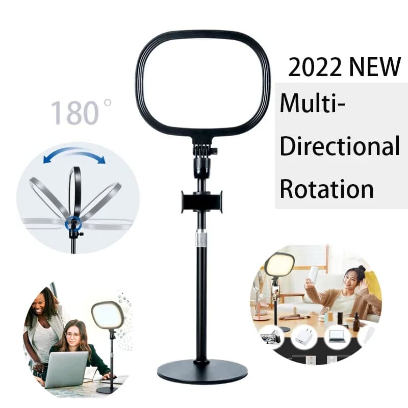 Nuova fotografia illuminazione telefono ringlight treppiede supporto foto led selfie riempimento remoto anello luminoso lampada video Youtube COOK dal vivo