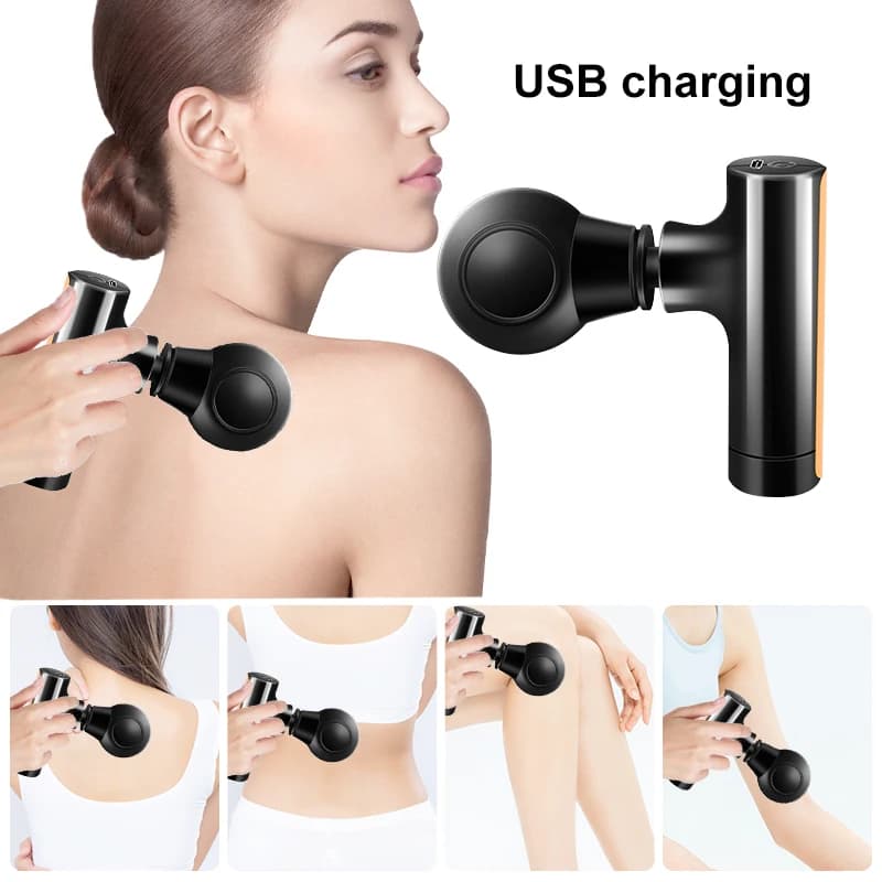 Muscle Relaxation Massage Mini Smart Vibrating Percussion Gun, Portable Portable Massage Gun