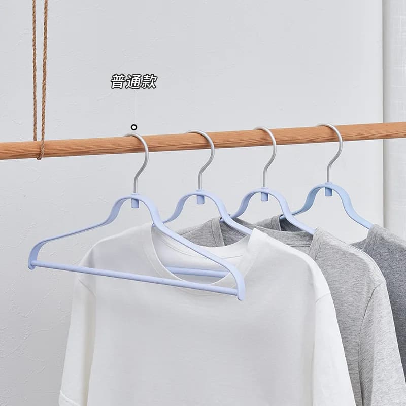 Set di 5 Appendiabiti in Plastica Antiscivolo per Adulti, Multifunzionali per Vestiti e Pantaloni, Organizzatore Domestico