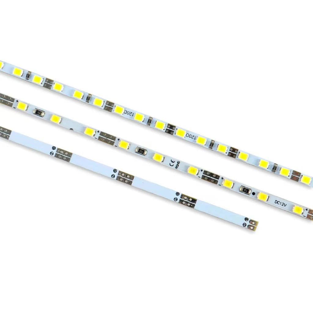 10 pz * 50 cm 4mm Super Luminoso Duro Barra rigida luce DC12V 60 LED SMD 2835 Led Strip Led bar Cucina Luce Decor Bianco