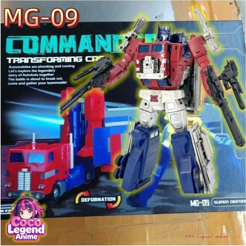 Giocattoli Trasformabili MG-09 MG09 God Ginrai OP Column con Carrozza MPG09 KO Action Figure da Collezione in Stock