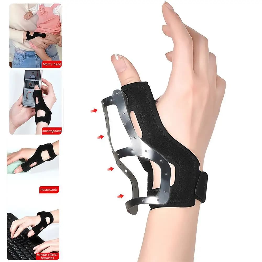 1 pz distorsione tutore per polso con stabilizzatore per pollice donna uomo tendinite pollice stecca artriti dolore pollice tutore mano grilletto dito