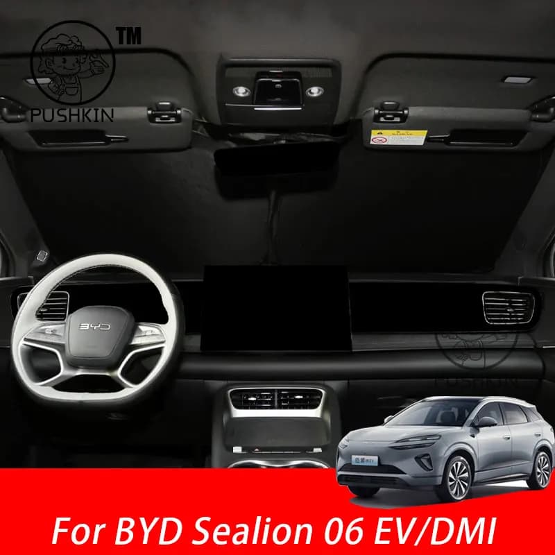 For BYD Sealion 06 EV/DMI 20252026 Full Car Sunguard Side Window Privacy Front Curtains Solar Protection Thermal Insulated Solar Protection