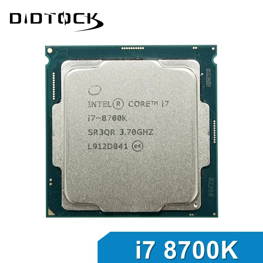 Intel Core i7 8700K CPU 3.7Ghz LGA 1151 Quad Core SR3QR Desktop Processor