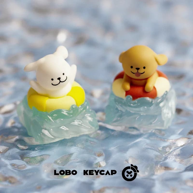 Maltese Peripheral Light-Transmitting Personalized Cute Custom Accessories Mechanical Keyboard Esc Resin Material Keycap Gifts