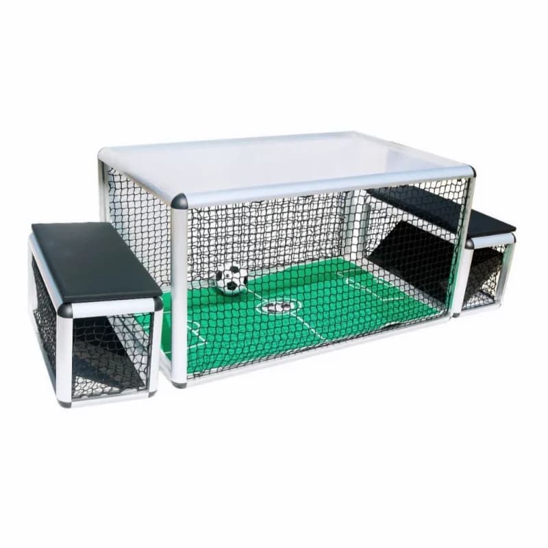 Leisure and Entertainment 2 Person Under Table Football Game Machine with Chairs Innovative Football Sport Game Table Customized