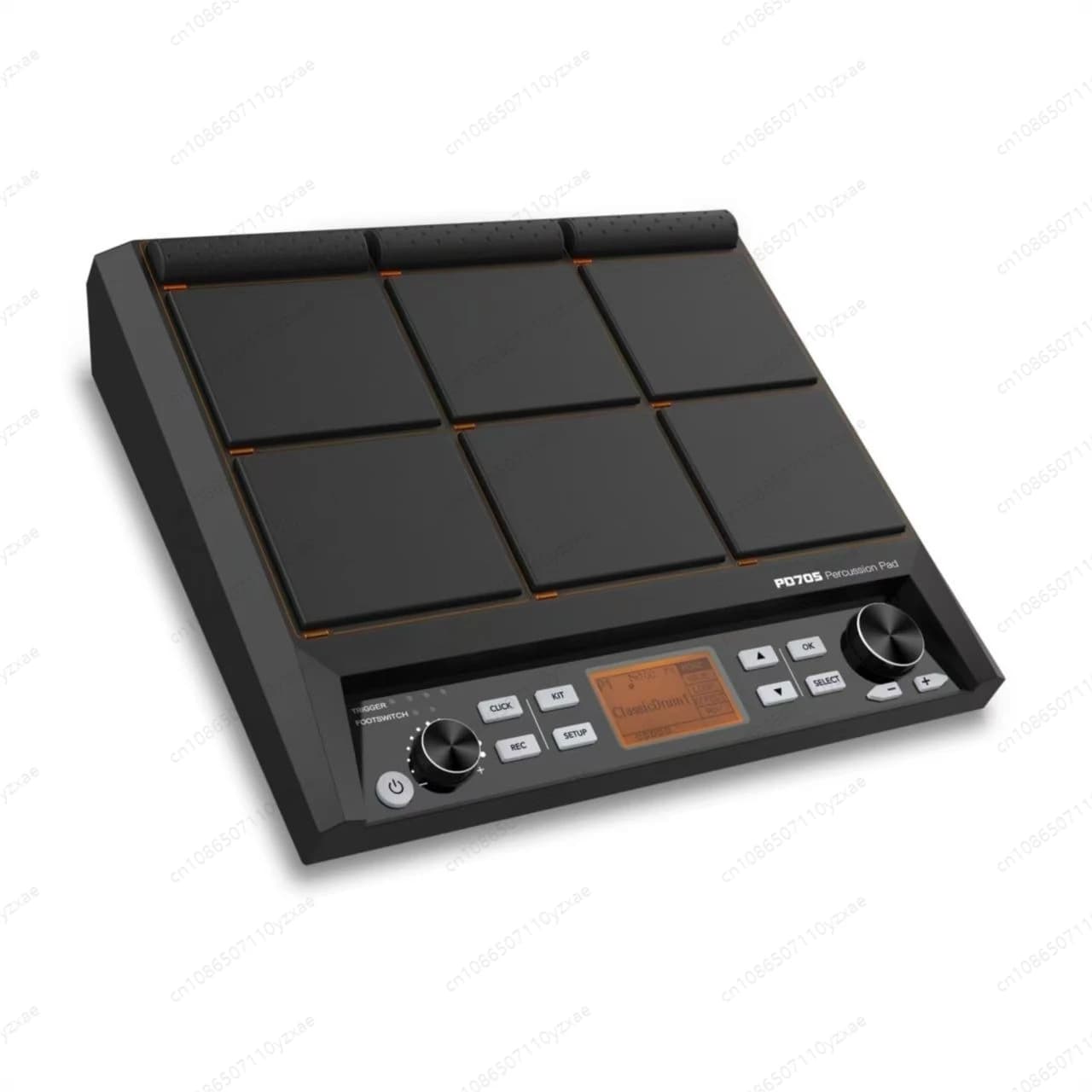 PD705 Drum Pad - Pad di Campionamento Portatile con Oltre 1000 Suoni, USB MIDI, Alimentato a Batteria per Performance dal Vivo