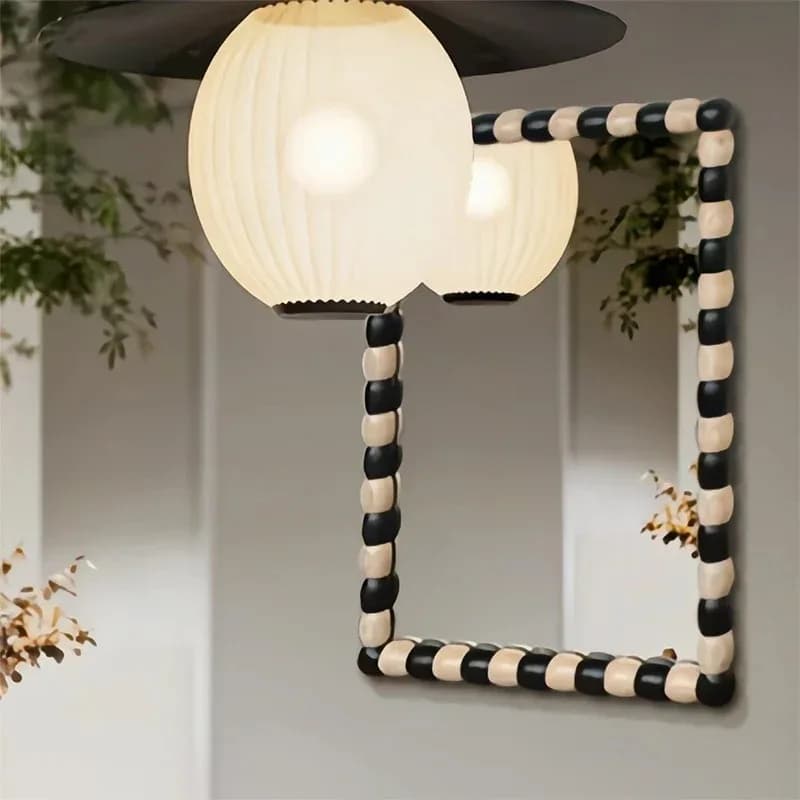 Specchio da Bagno Rettangolare dal Design Moderno e Originale, Decorazione d'Interni per Corridoio