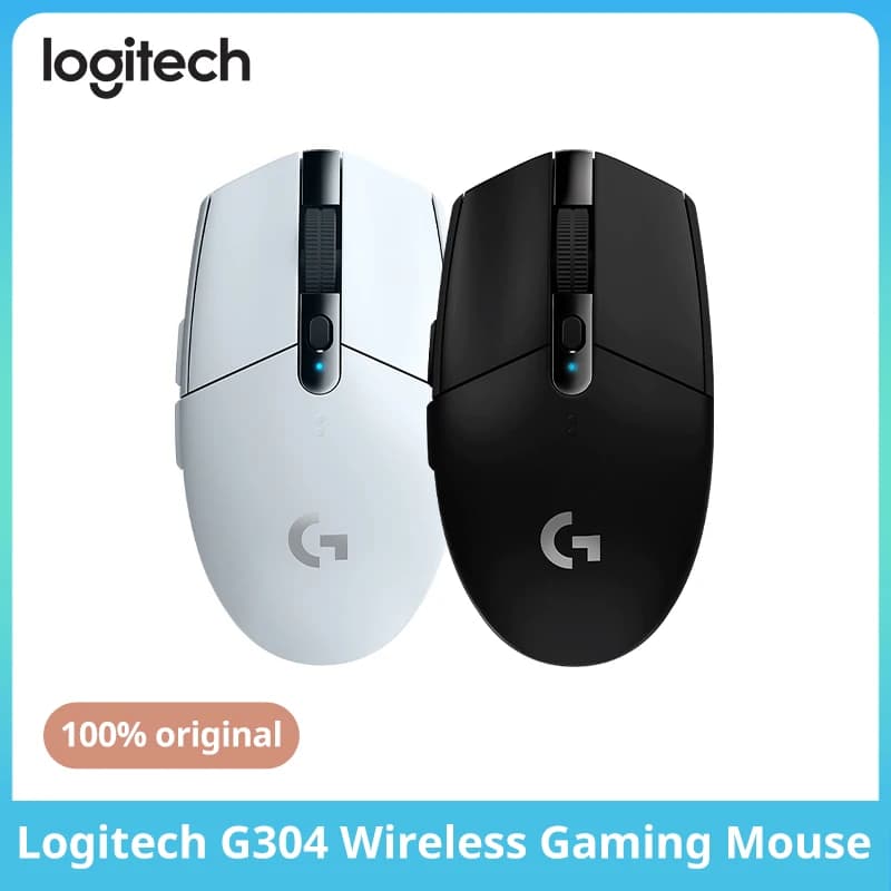 Logitech G304 Mouse da gioco Wireless Lightspeed 6 pulsanti programmabili 12000DPI batteria Usb Stock Mouse Wireless RGB