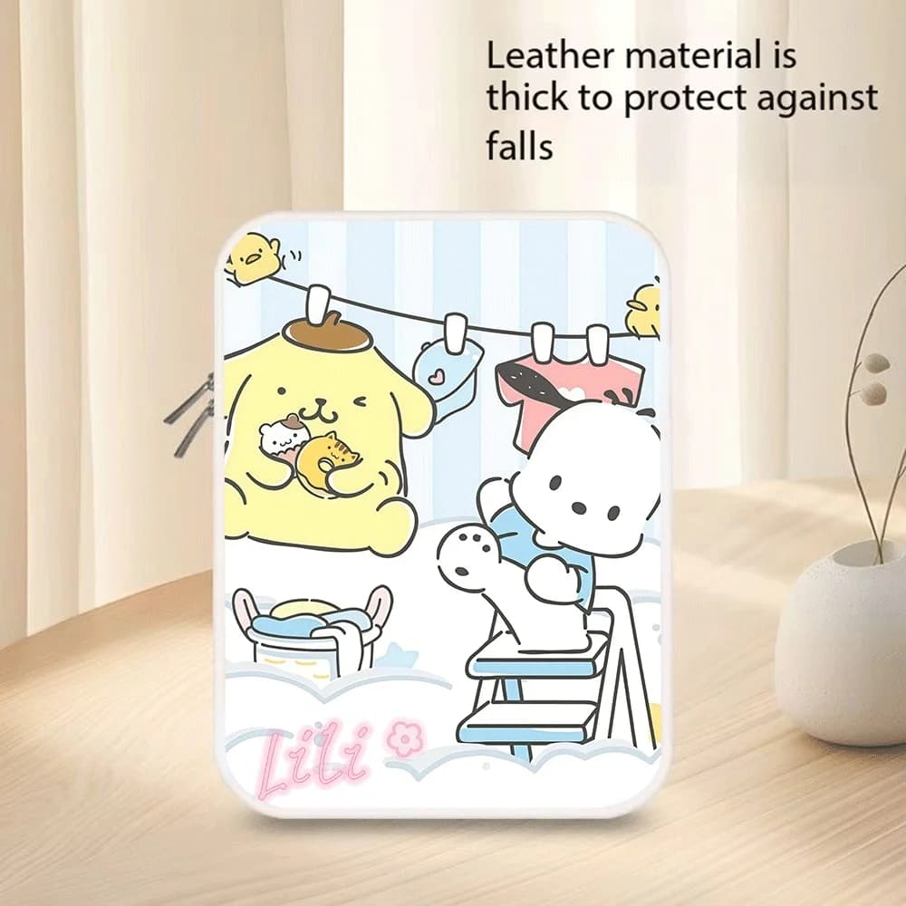 Borsa Portaoggetti Cartoon Pachacco Hello Kitty Pompom Purin 10 11 12 13 14 15 Pollici, Custodia per Tablet in PU, Borsa per Laptop Macbook, Regalo