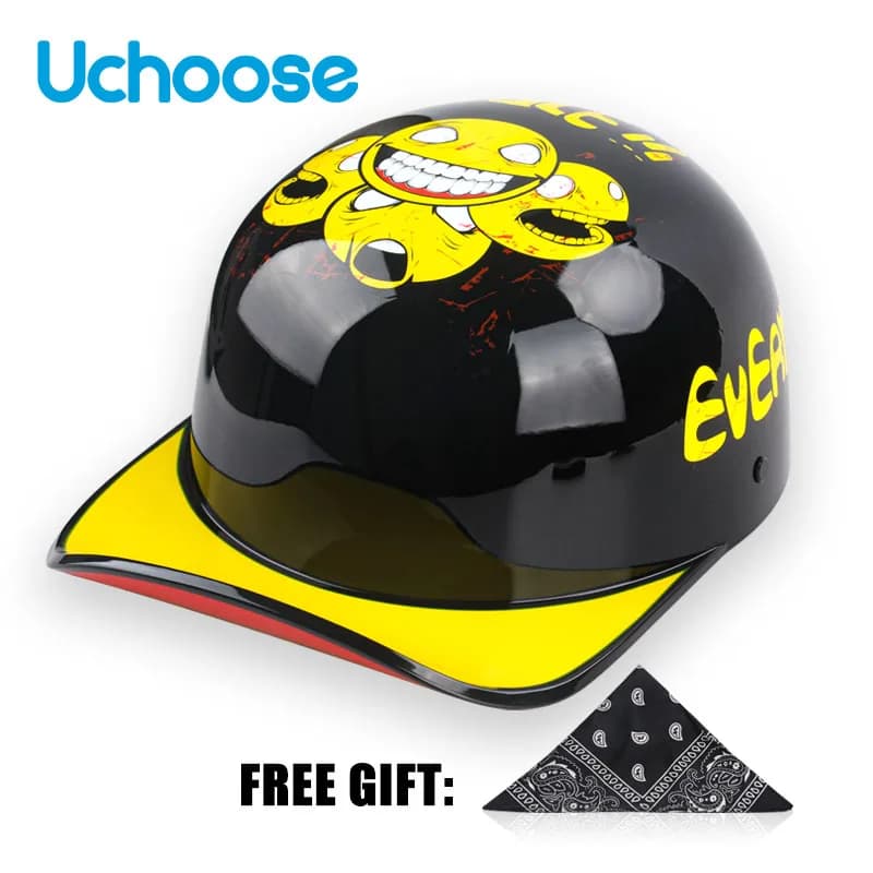 Motorcycle helmet summer helmet DS Gang cap Baseball spoon battery helmet Unisex bicycle helmet for car