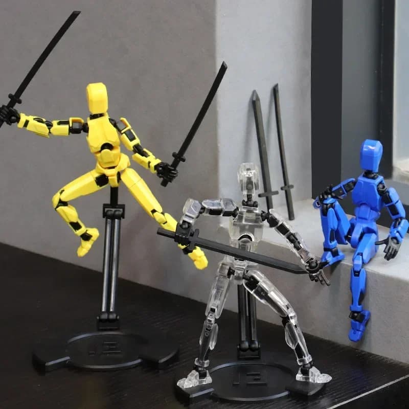 Upgraded Stand Lucky 13 Figure Toys Dummy 3D Printed Movable Shapeshift Robot Action Model DIY Mannequin Decompress Boy Gift