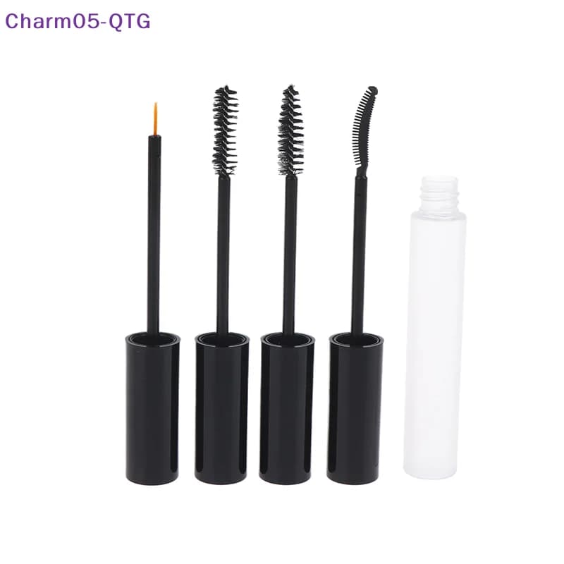 NEW Empty 12ml Mascara Tube with Eyeliner Application, Eyeliner Liquid Bottle, Eyeliner Brush, Eyeliner Cream Container