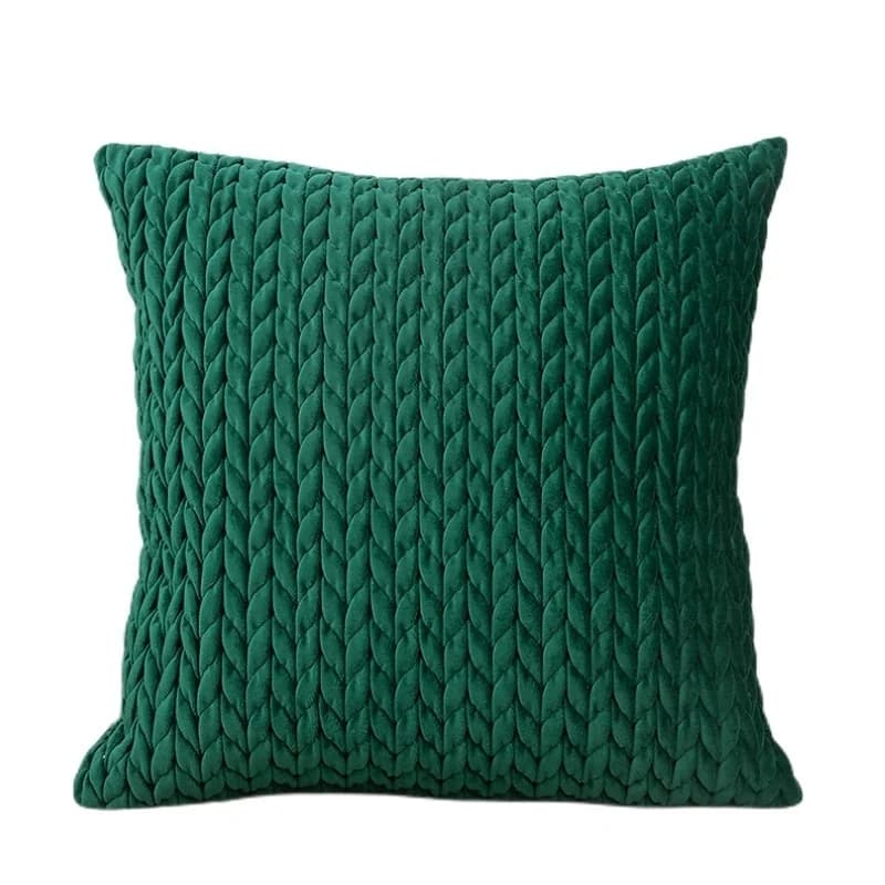Elegant quilted velvet pillowcase 30x50 45x45 50x50 cm (11,8x19,7 17,7x17,7 19,7x19,7 inch) for Beige sofa