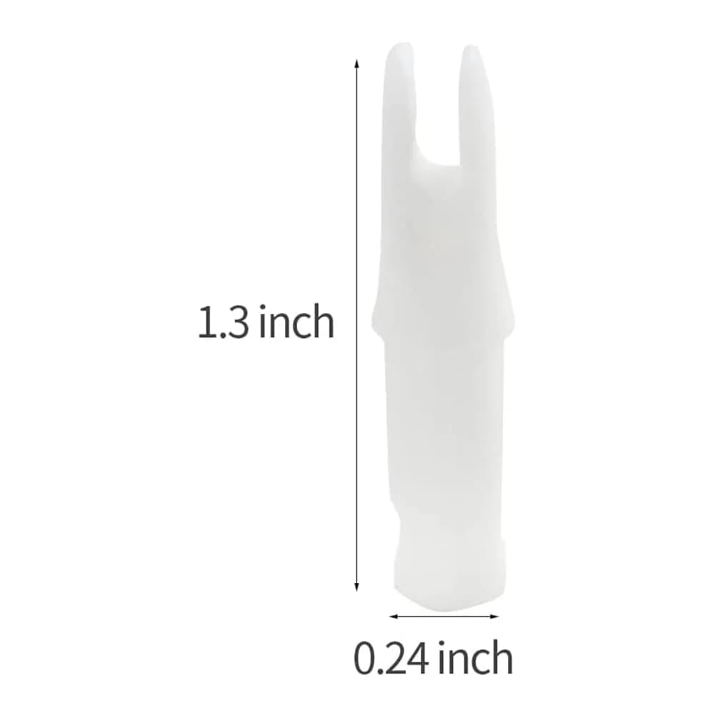 Set di 50 Nock per Frecce da 2446mm di Diametro, Compatibili con Aste in Fibra di Carbonio, Fibra di Vetro e Alluminio per un Utilizzo Ottimale