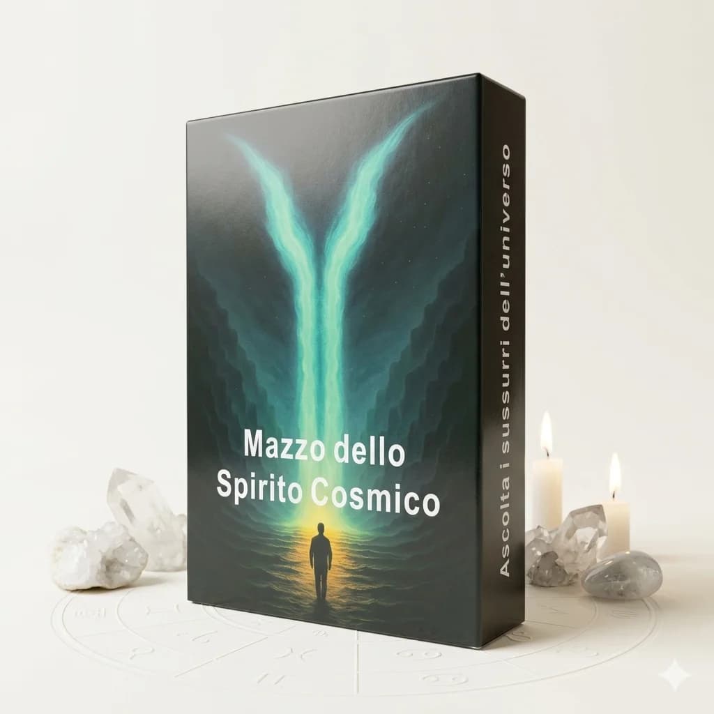 Mazzo di 48 carte Oracle Cosmic Whisper, carte per divinazione spirituale e guarigione meditativa (dimensioni 12×8 cm / 4,72×3,15 pollici)