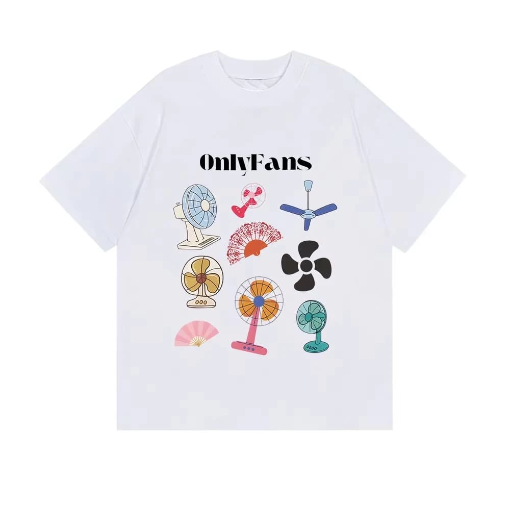 Divertente T-Shirt con Grafica Meme di Only Fans, Maglietta Casual Oversize a Maniche Corte per Uomo e Donna, Stile alla Moda