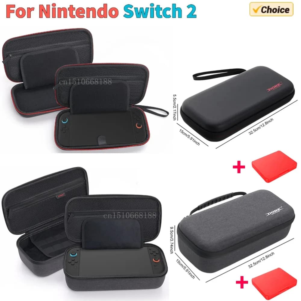 Borsa da trasporto per Switch 2 Borsa da viaggio antiurto Custodia per console da gioco portatile per accessori Switch 2