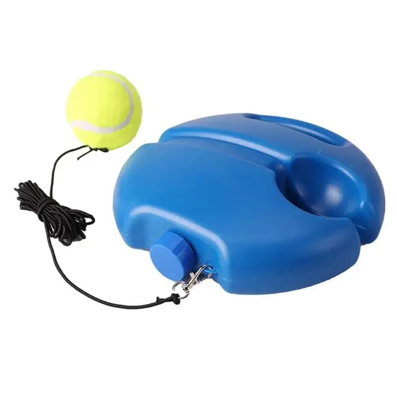 Basi professionali per l'allenamento del tennis con pratica della palla in corda elastica Strumento per la pratica del tennis per allenatore di tennis con rimbalzo per servizio autonomo