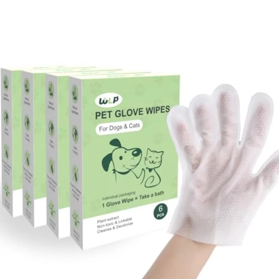 Salviette per la Pulizia e Deodoranti per Cani e Gatti, Adatte per Zone Sensibili, Sicure per il Leccare, Salviette per la Toelettatura e il Bagno degli Animali Domestici P