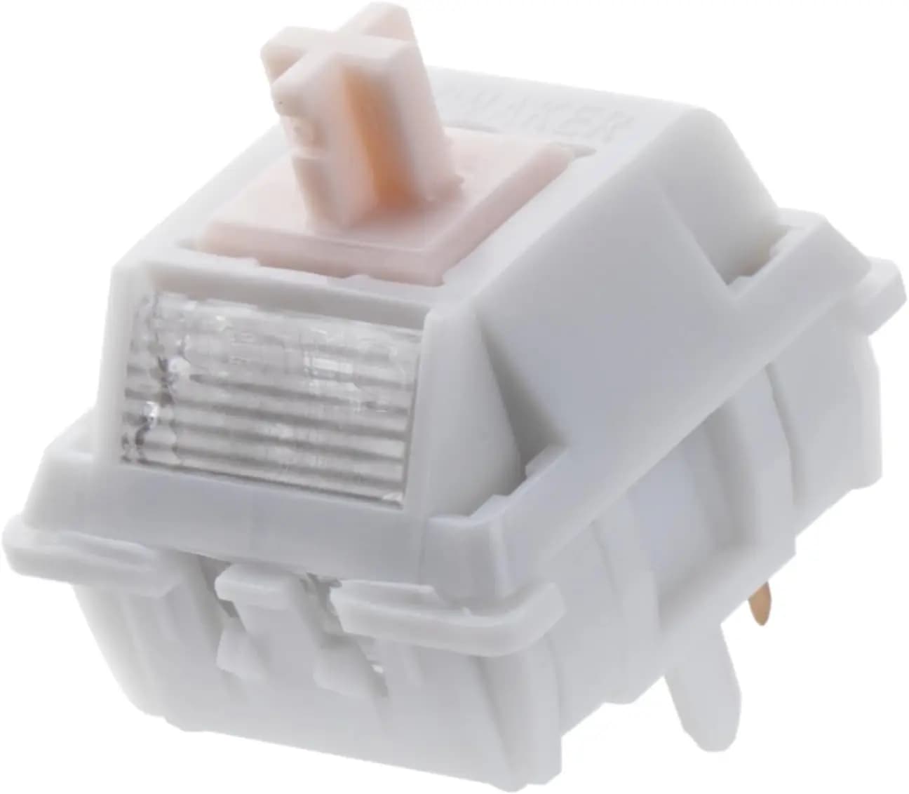 Confezione da 35 interruttori meccanici lineari/tattili per tastiera, interruttori cremosi a 5 pin pre-lubrificati compatibili con i keycap MX