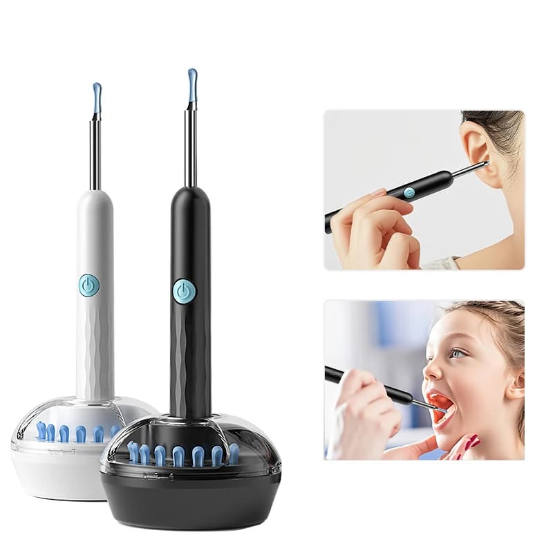 Endoscopio Wireless Otoscopio 4.2mm 1080P HD per iPhone/Android, Telecamera per la Pulizia delle Orecchie con Strumenti per la Rimozione del Cerume