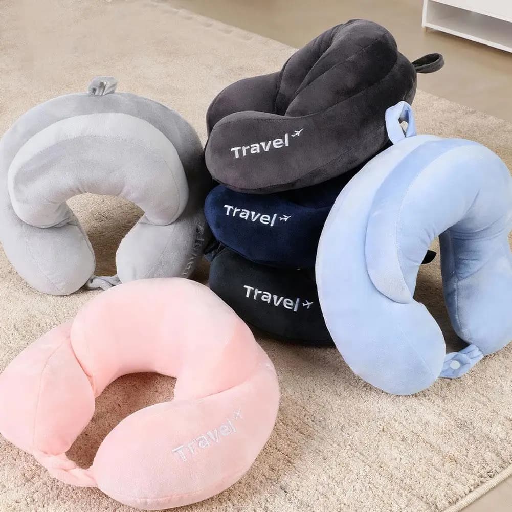 Cuscino da Viaggio Migliorato, Alternativa al Cuscino per il Collo, Supporto Regolabile per la Testa, Comoda Fascia per la Testa per Aerei e Viaggi in Auto