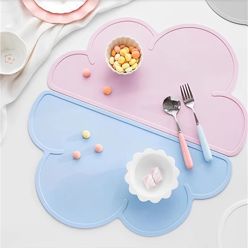 Tappetino in Silicone per Alimentazione Animali Domestici, Ciotola per Cani e Gatti, Antiscivolo e Impermeabile, Vassoio per Cibo e Acqua, Sottopiatto per Cuccioli