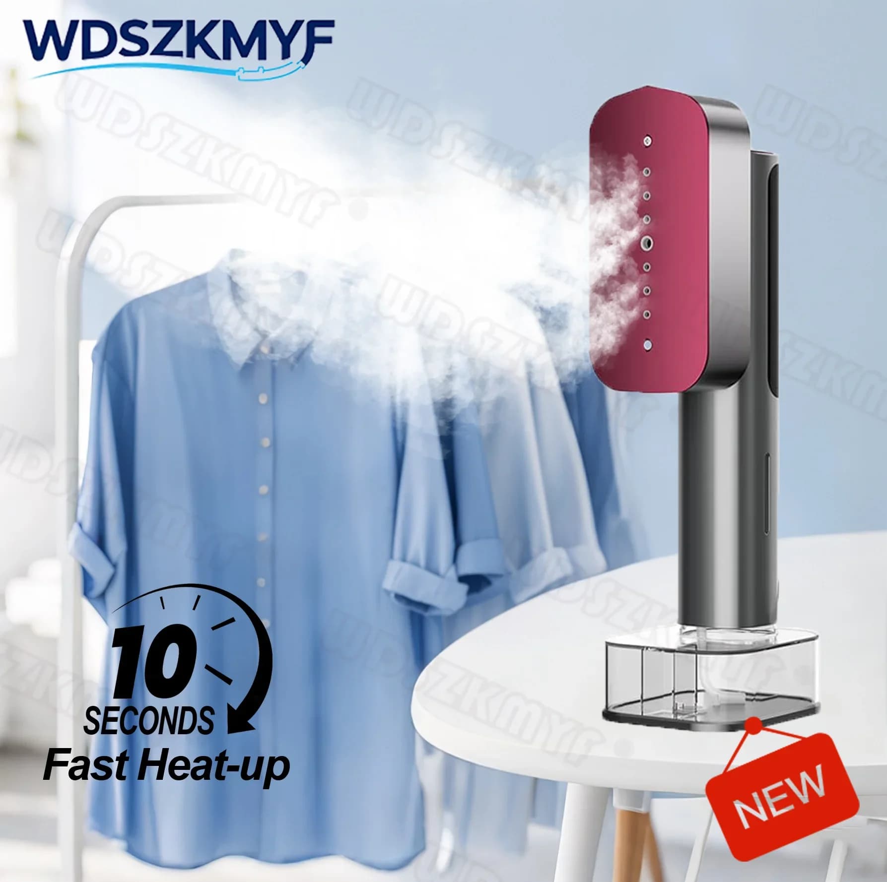 Handheld Garment Steamer Electric Household Fabric Steam Iron 220ml Portable Vertical 10 Seconds Fast-Heat For Clothes Ironing