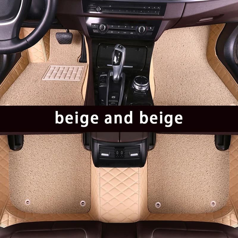 Custom double leather car mats for all models Lexus CT ES IS LS GX GS RX RC 300 cooper UX250H SC430 interior accessories