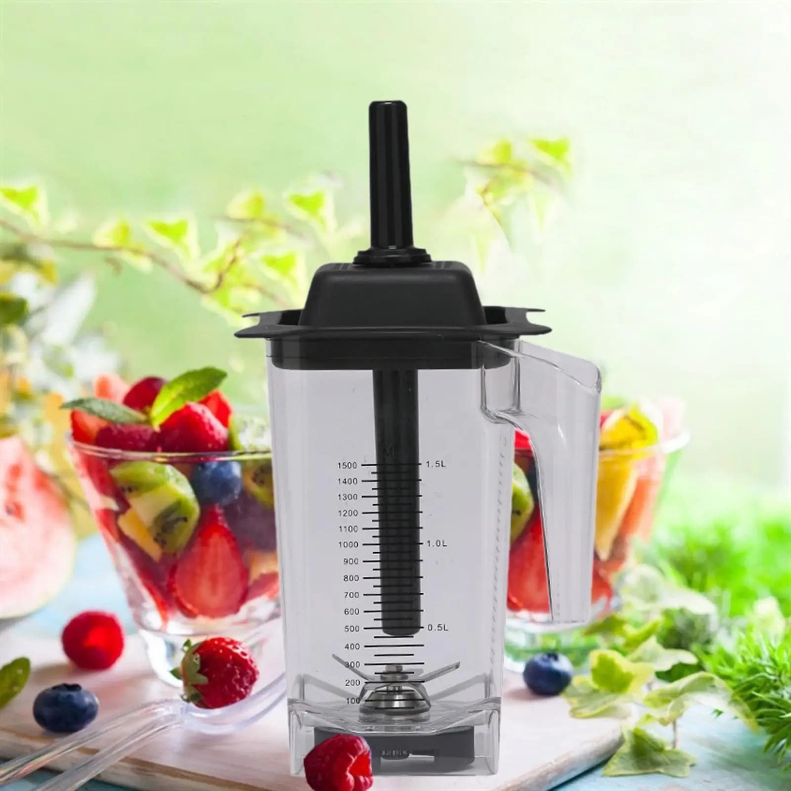 1.5 liters Professional Multifunctional Intuitive Gadget Cup Kitchen Tool Box Cooking Tool Box Seamless Jar for TM-800