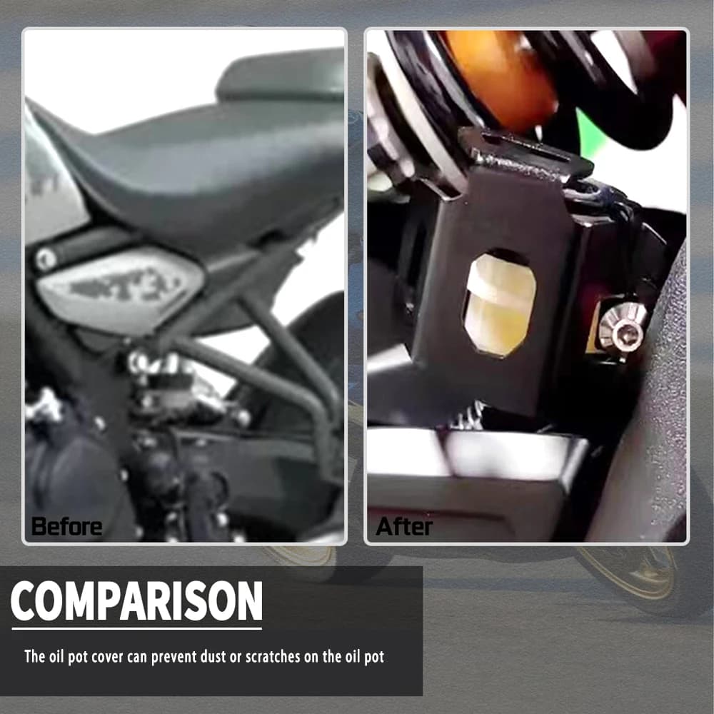 Protezione Serbatoio Olio Freno Posteriore Moto, Coperchio Tazza Olio, Accessori per CFMOTO 800MT 2021-2023 800 MT CF MOTO 800