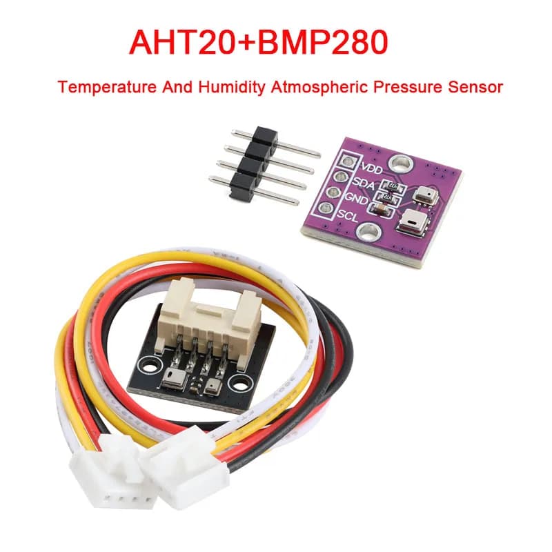 AHT20+BMP280 Air Temperature, Humidity and Pressure Sensor Module for Arduino