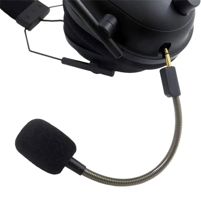 Parti di ricambio per microfono ABSK per cuffie da gioco wireless Razer Blackshark V2 V2 PRO V2 SE Microfono da gioco staccabile da 3,5 mm Nero