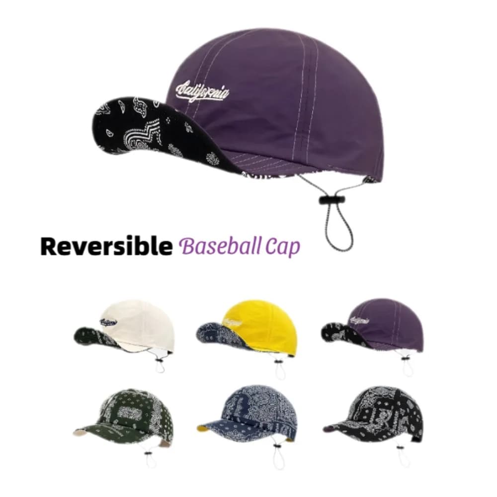 Men's and women's baseball cap with short visor, fast drying, waterproof, light and adjustable, for outdoor sports, hiking, travel, everyday use, casual