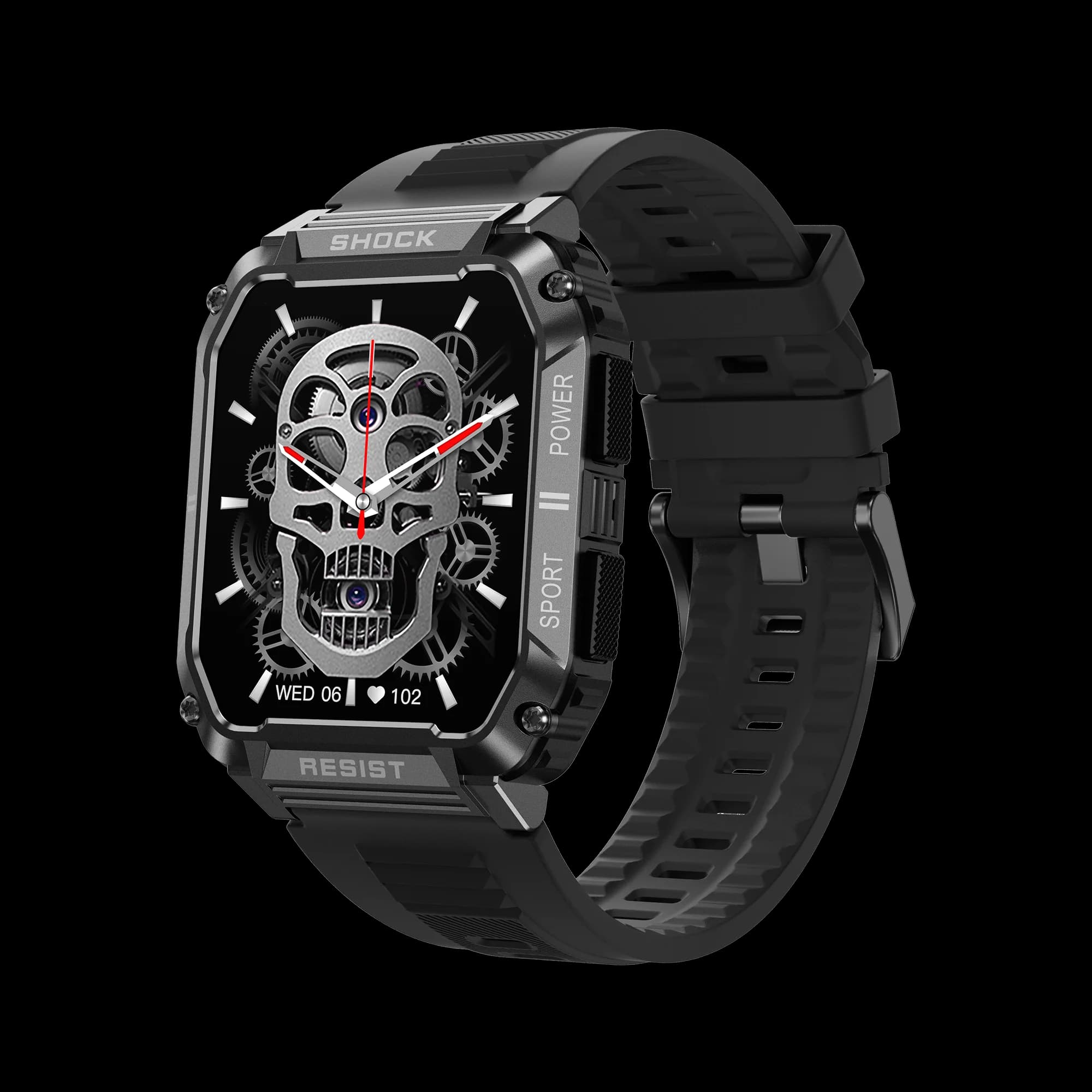 Smartwatch T3 IP68 Impermeabile con Schermo Grande da 1,95 Pollici, Orologio Intelligente Sportivo per Salute e Pressione Sanguigna