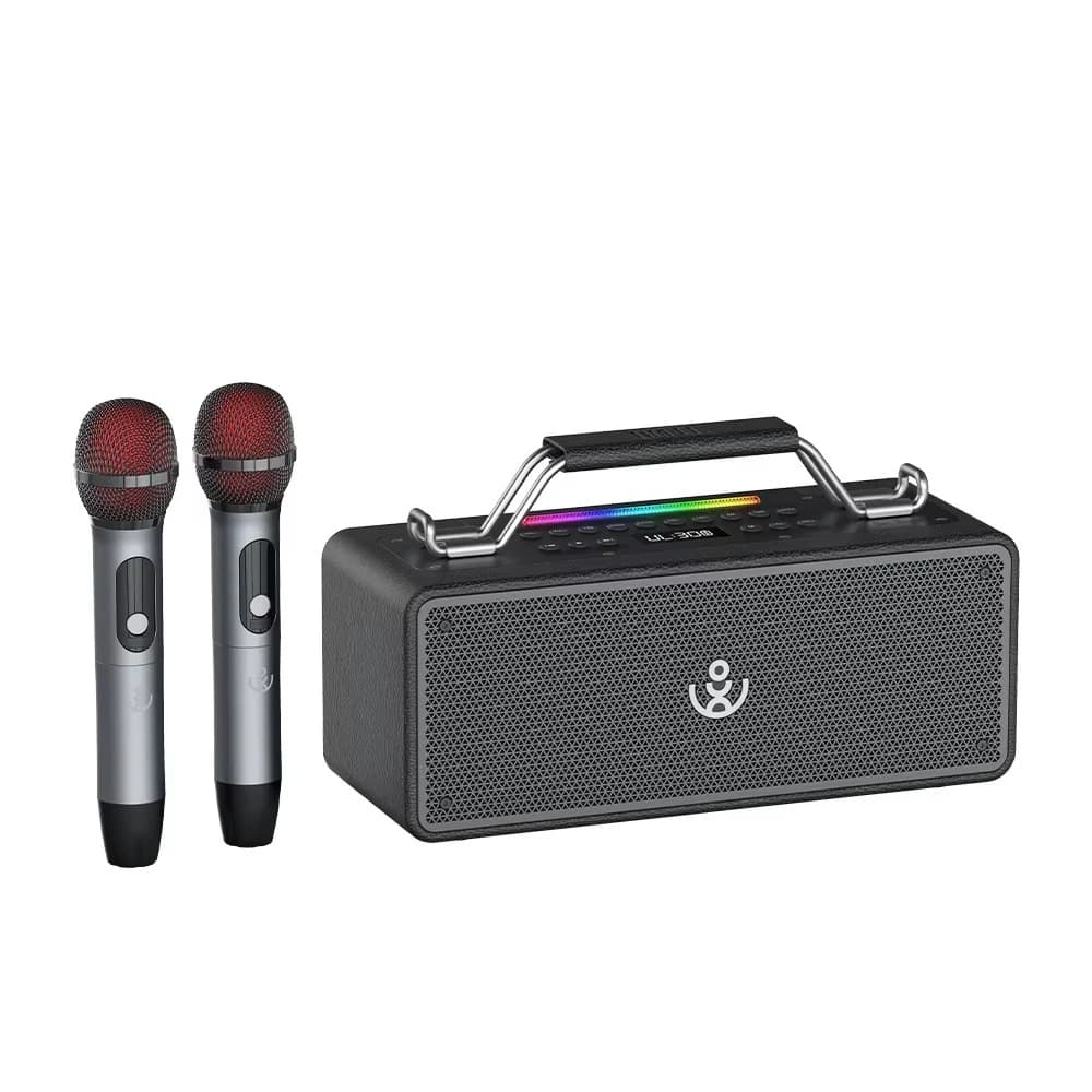 Sistema Karaoke Portatile da 150W, Impianto PA Professionale con Effetti di Registrazione e Controllo per Riproduzione Strumentale, Ideale per Feste