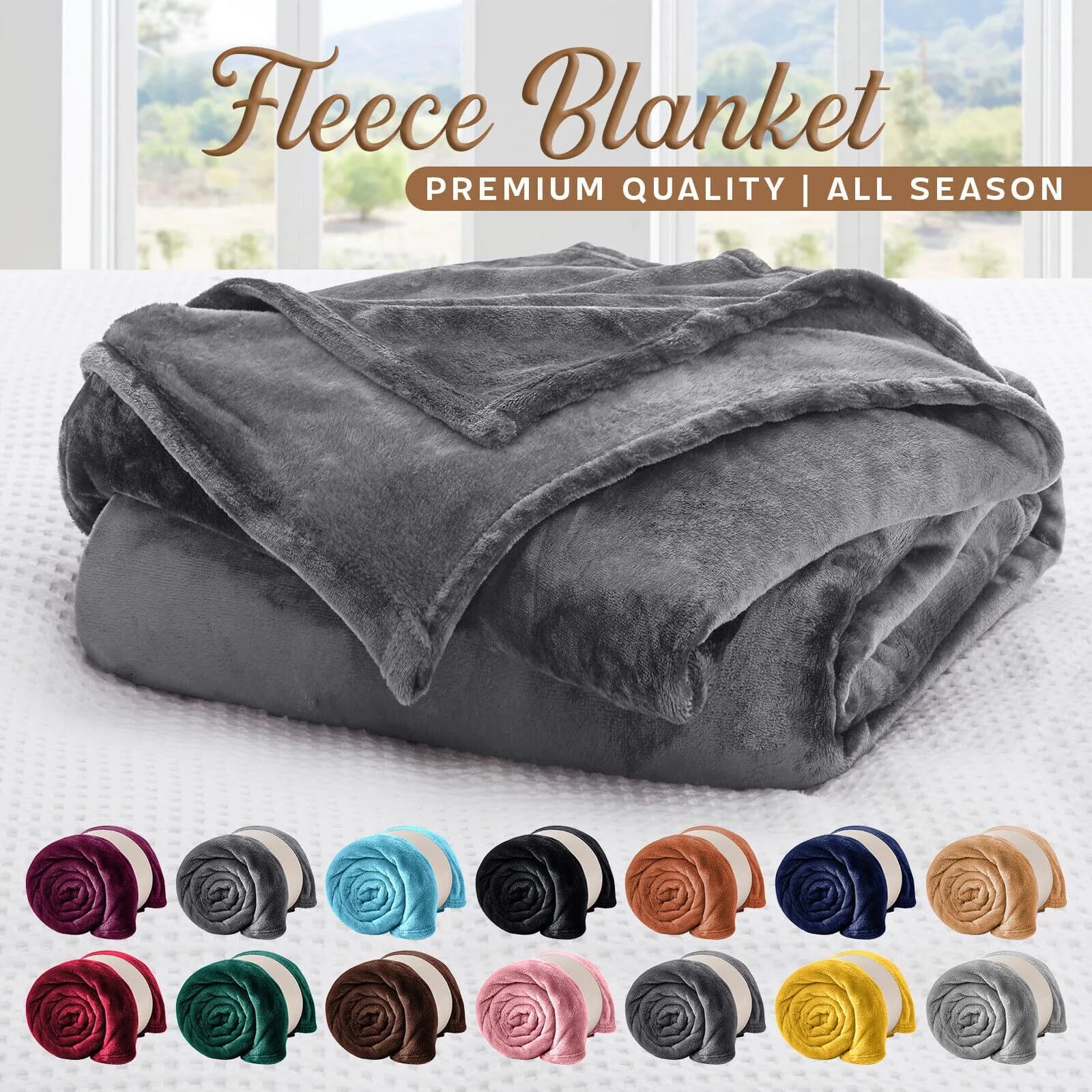 Coperta per letto Coperta in pile sfocato accogliente peluche di lusso Coperta super morbida calda grande e leggera adatta per tutte le stagioni