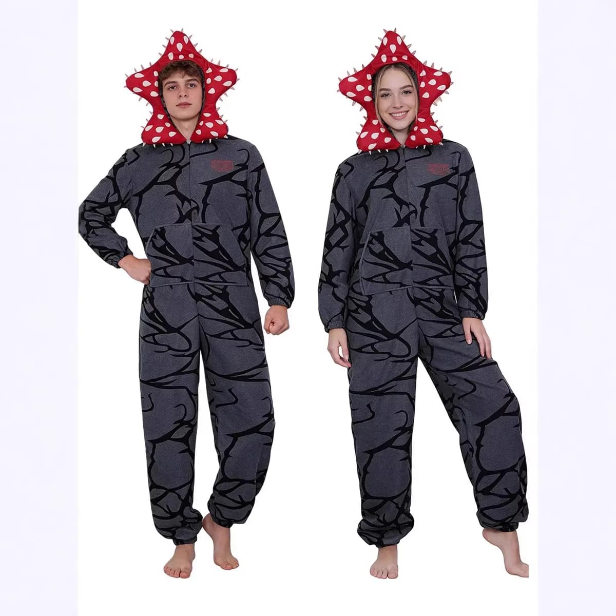 Tuta Soffice per Cosplay con Copricapo Floreale, Materiale Morbido e Caldo, Regalo di Tendenza per Fan di Serie TV, Set Pigiama per Adulti