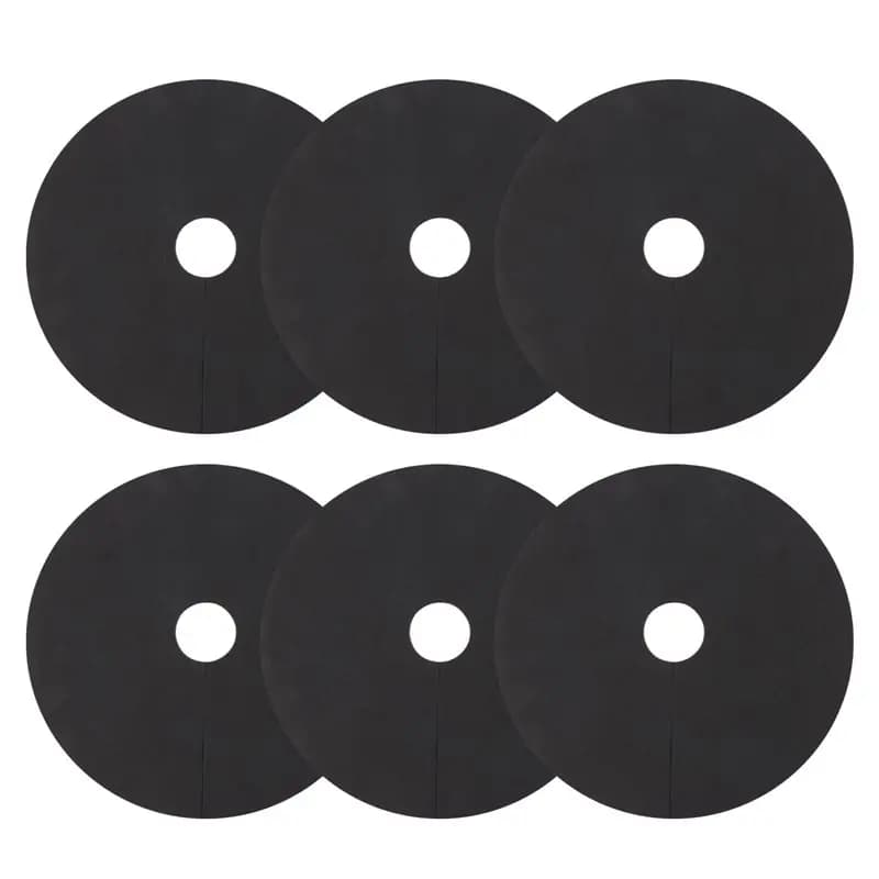 A60F-6 Pack Ice Fishing Hole Covers -12 Inch Ice Fishing Hole Insulator Ice Fishing Accessories EVA Ice Hole Cover Lid Winter