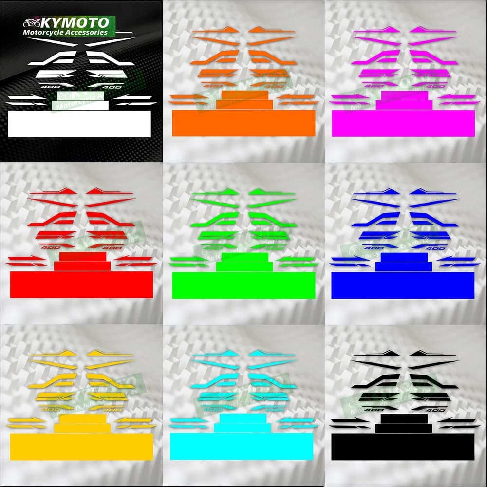 For NINJA400 Ninja 400 EX400 motorcycle accessories fairing decoration decals body protection waterproof reflective stickers
